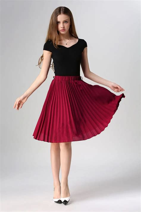 Women's Pleated Skirts 